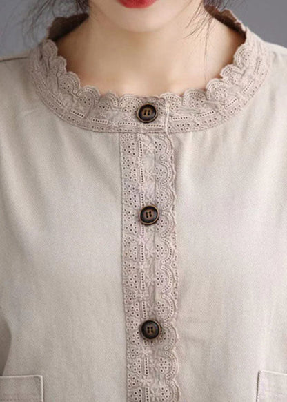 Luvik | Beige retro Farkut Laukut Vapaa-ajan Takit