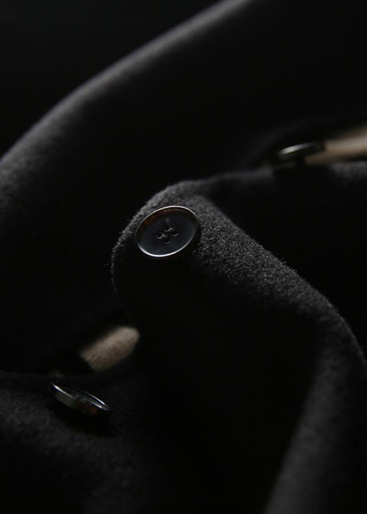 Luvik | Ullpatchwork-jakker med svarte knapplommer vinter