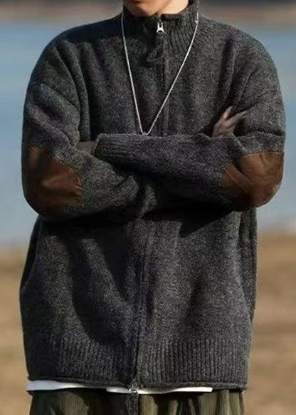 Luvik | Yhdiste mustat vetoketjulliset takit miehille