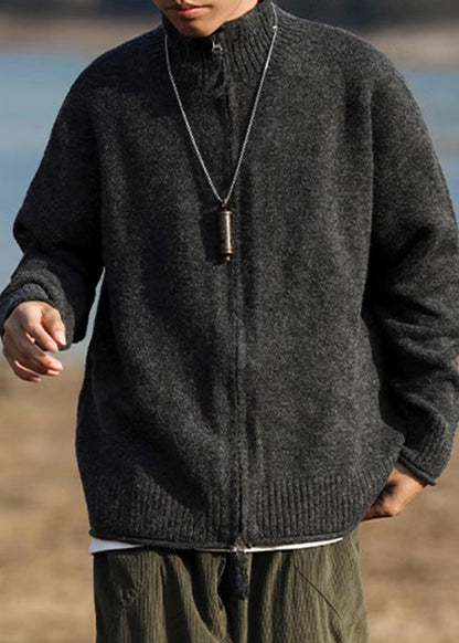 Luvik | Yhdiste mustat vetoketjulliset takit miehille