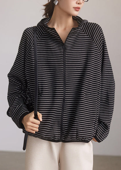 Luvik | Raito mustat vetoketjuhupparit