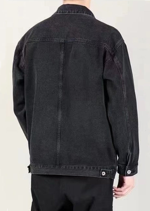 Luvik | sininen Peter Pan kaulus taskut farkku miesten takit