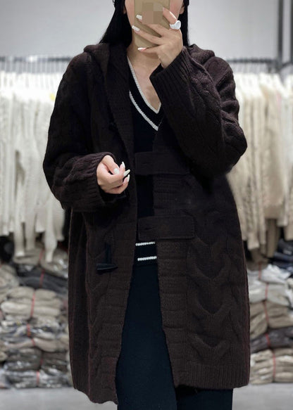 Luvik | Camel Huppu Taskut Patchwork Takit Neule Pitkät Hihnat