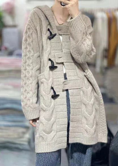 Luvik | Camel Huppu Taskut Patchwork Takit Neule Pitkät Hihnat