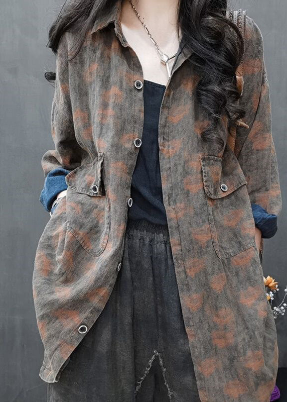 Luvik | Peter Pan kaulus vert Batik taskut takit pitkät hihat