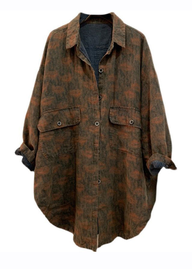 Luvik | Peter Pan krage vert Batik lommer jakker lange ermer