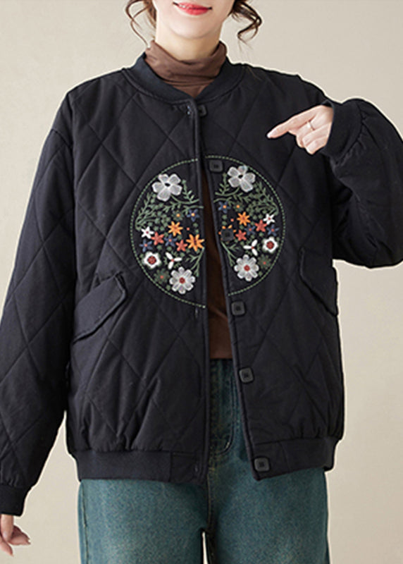 Luvik | Khaki Brode Nappi Taskut Paksut Takit Talvi