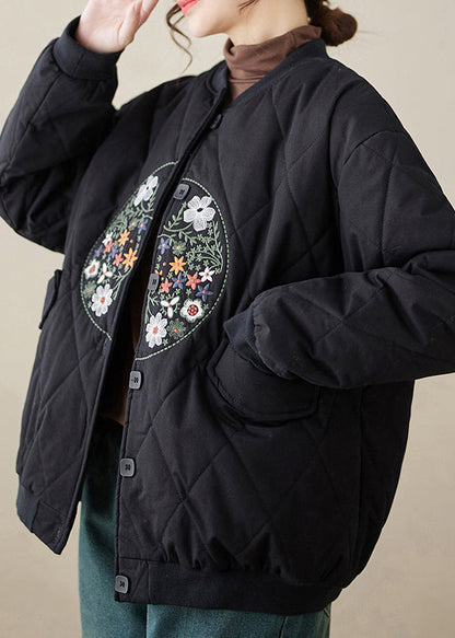 Luvik | Khaki Brode Nappi Taskut Paksut Takit Talvi