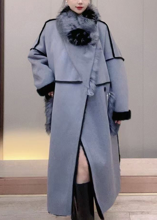 Luvik | Khaki Faux fur krage av faux fur F lommer Skinn Vinterjakker