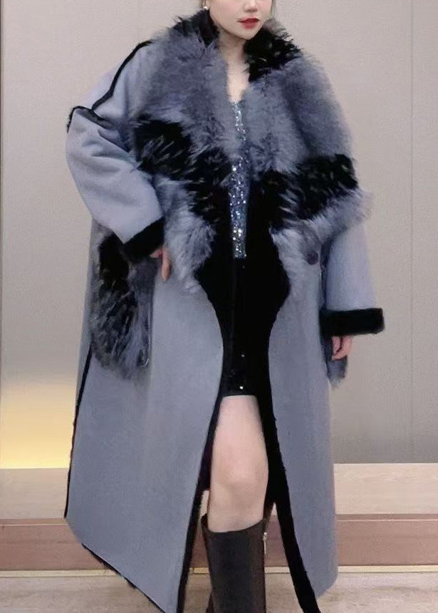 Luvik | Khaki Tekokarvakaulus Tekokarvasta F Taskut Nahkaa Talvitakit