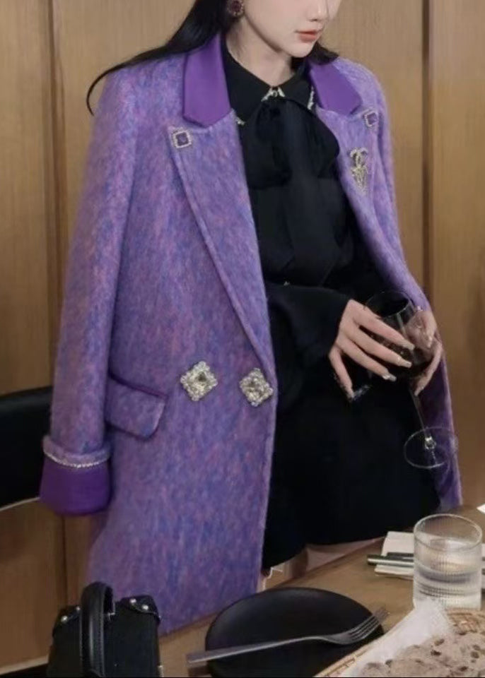 Luvik | Lilac hjørneflappeblazer