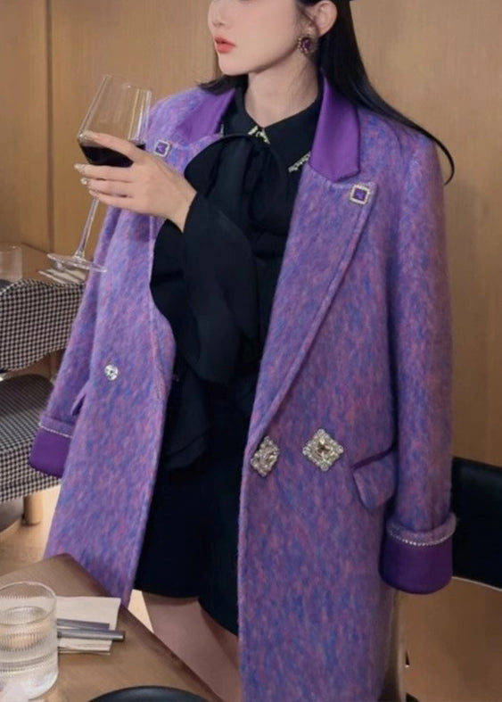 Luvik | Lilac hjørneflappeblazer