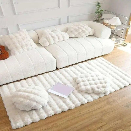 Lorvi - Plush Fashion BubLuviknoe Flower Rugs | Luvikno
