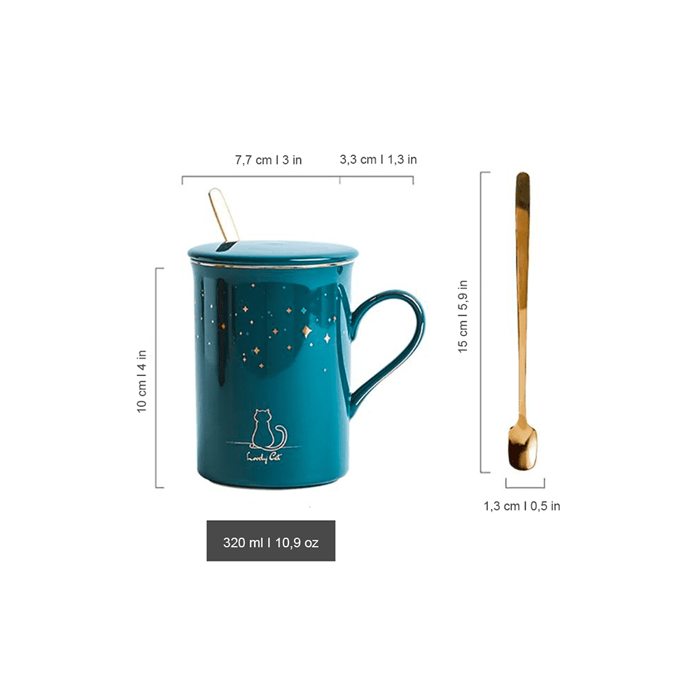 Lovely Cat Mug | Luvikno