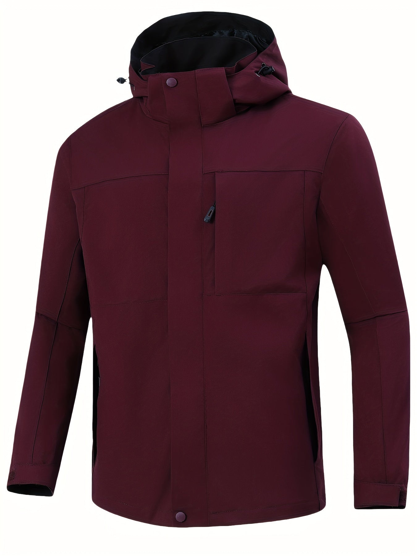 Luvik | Kevyt, vettä hylkivä miesten sadetakki hupulla vapaa-aikaan ja kaupunkiin