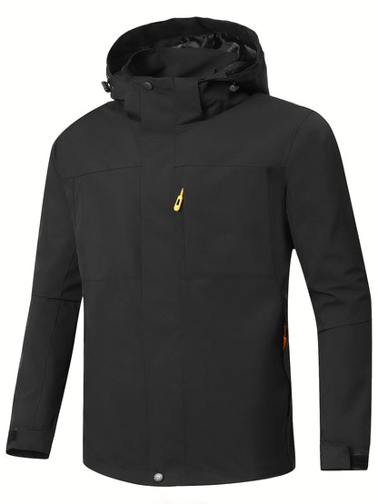 Luvik | Kevyt, vettä hylkivä miesten sadetakki hupulla vapaa-aikaan ja kaupunkiin