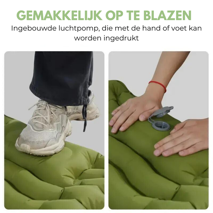 Luvikno | Liggeunderlag - Camping - Innebygd Pumpe