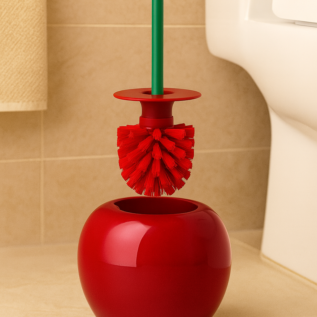 Elegant Toalettbørste Nova – Moderne Børste og Holder for Hygienisk Bad | Luvikno