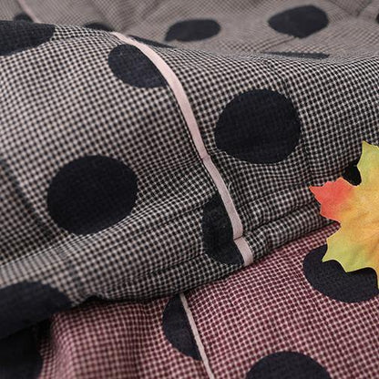 Luvik | vapaamuotoiset punavalkoraidalliset takit V-kaula-aukolla napitettava takki naisille