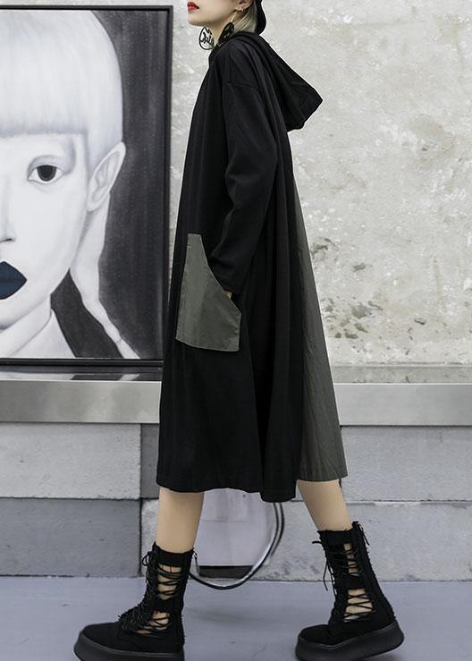 Luvik | Isot koot Vaaleanvihreä takki Patches Hupputakki naisille