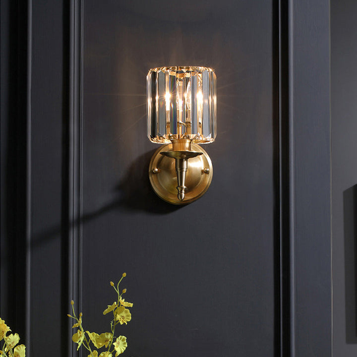 Luksus Klar Krystall Vegglampe | Luvikno