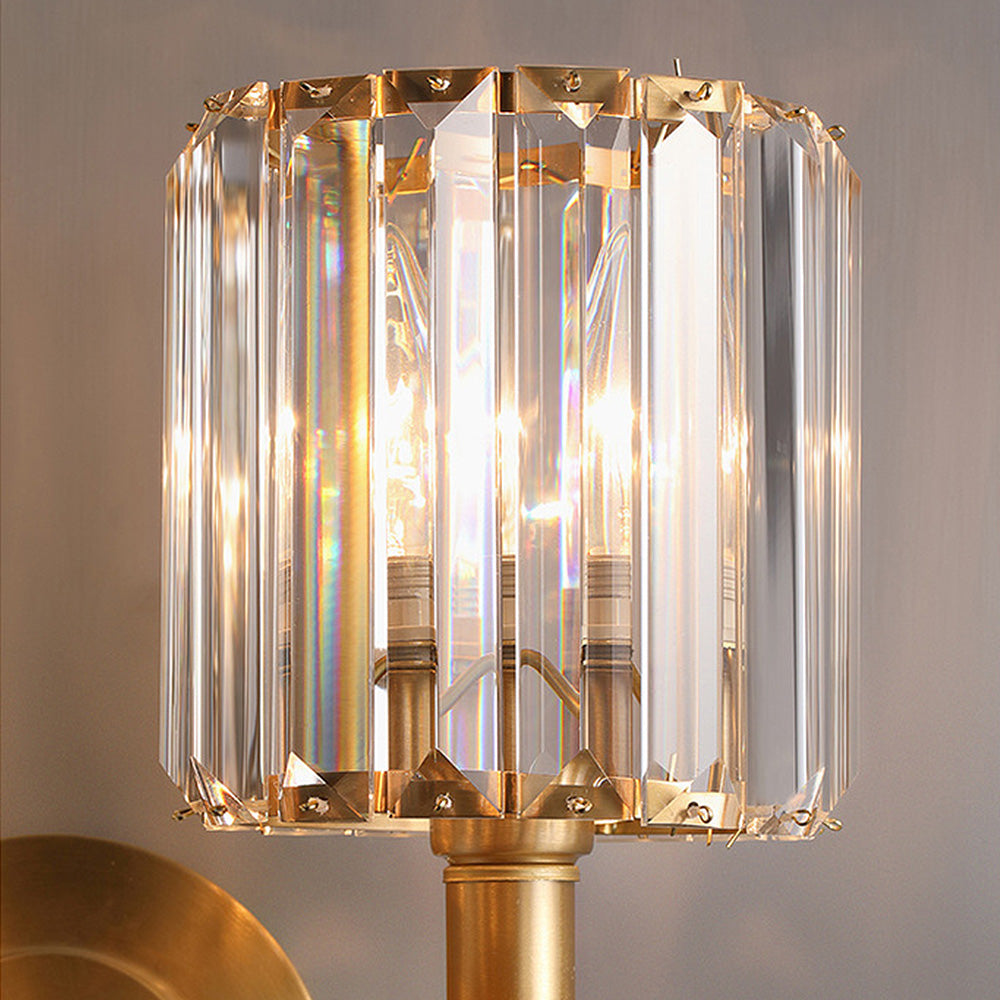 Luksus Klar Krystall Vegglampe | Luvikno