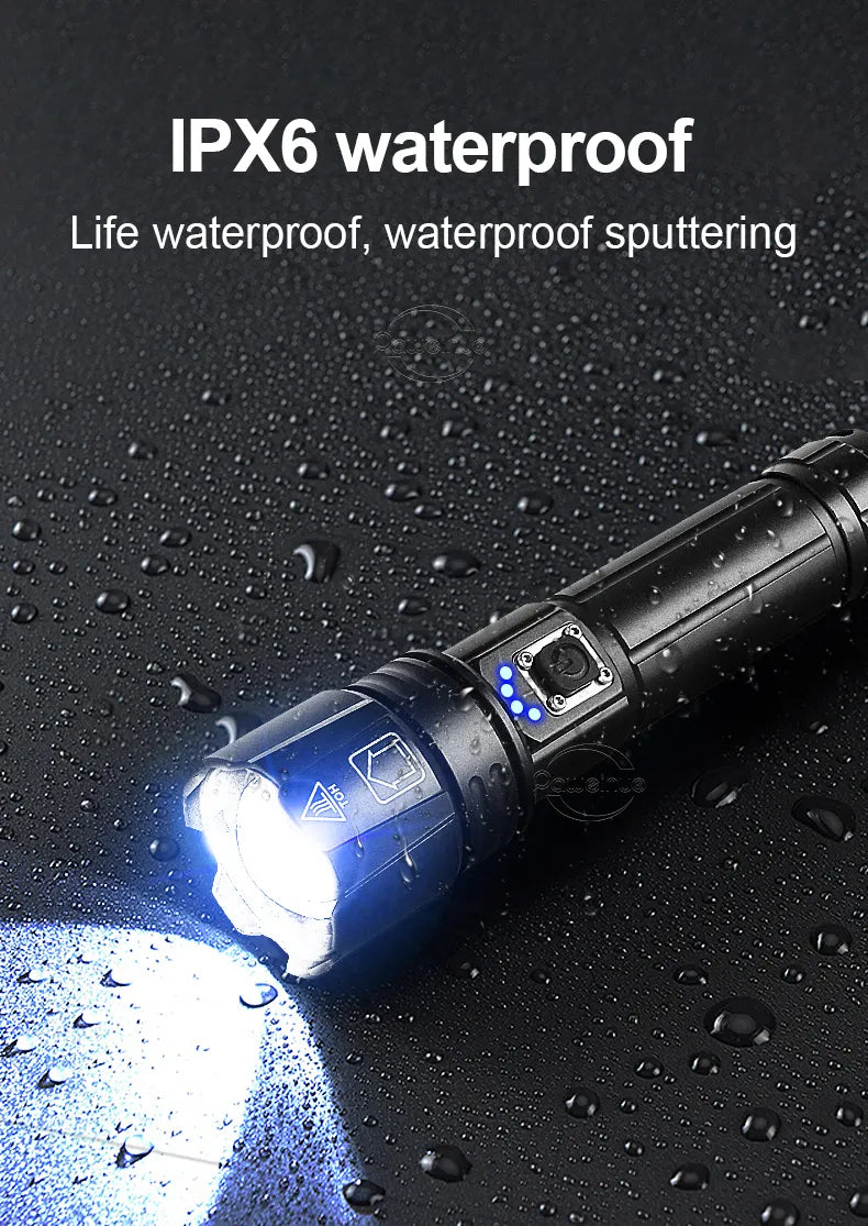 Oppladbar LED-lommelykt for Adventure Luvikno