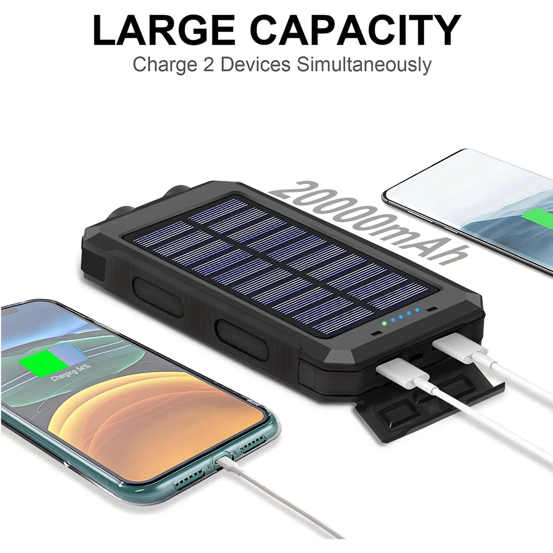 PowerFlash Portable – Solcelledrevet Oppladbar Enhet Luvikno