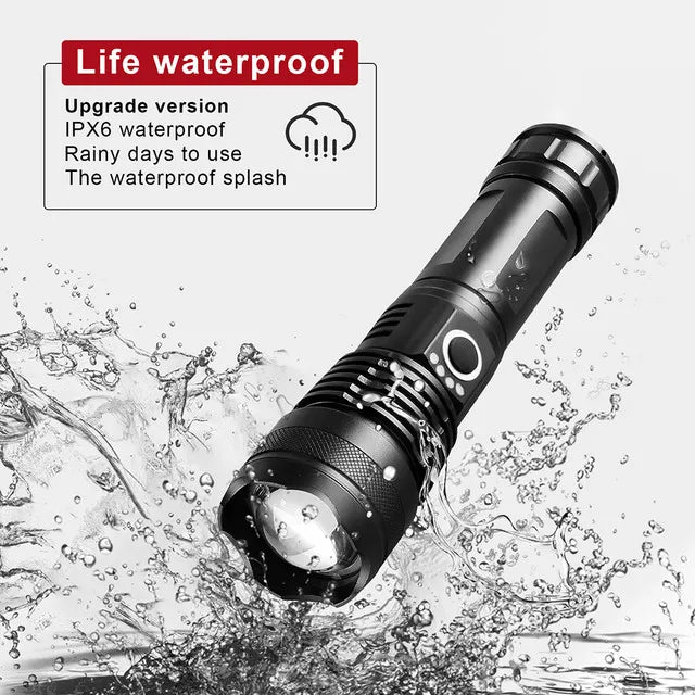 Oppladbar LED-lommelykt for Adventure Luvikno