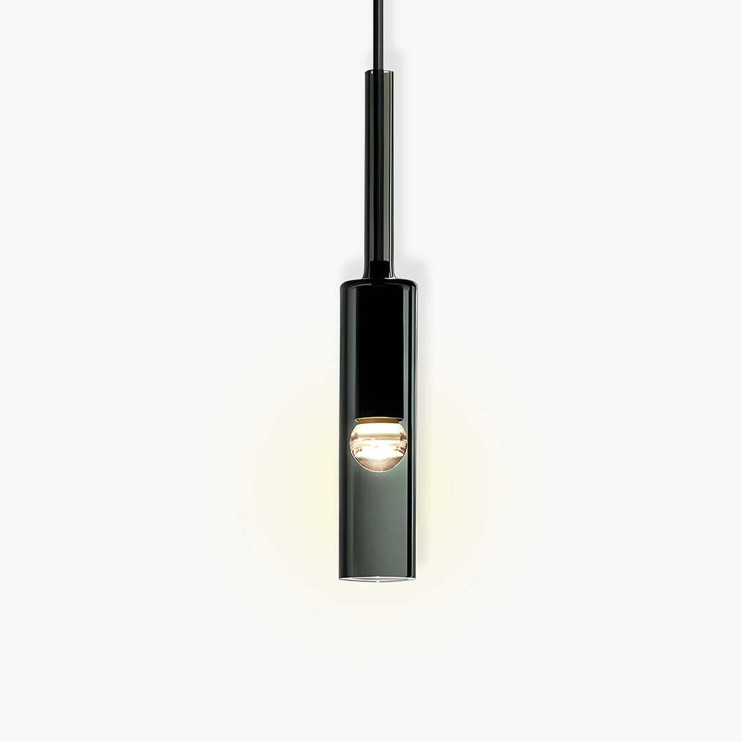 Pendellampe laget av røkt glass – Elegant design med glitrende lyseffekter | Perfekt for stue | Luvikno