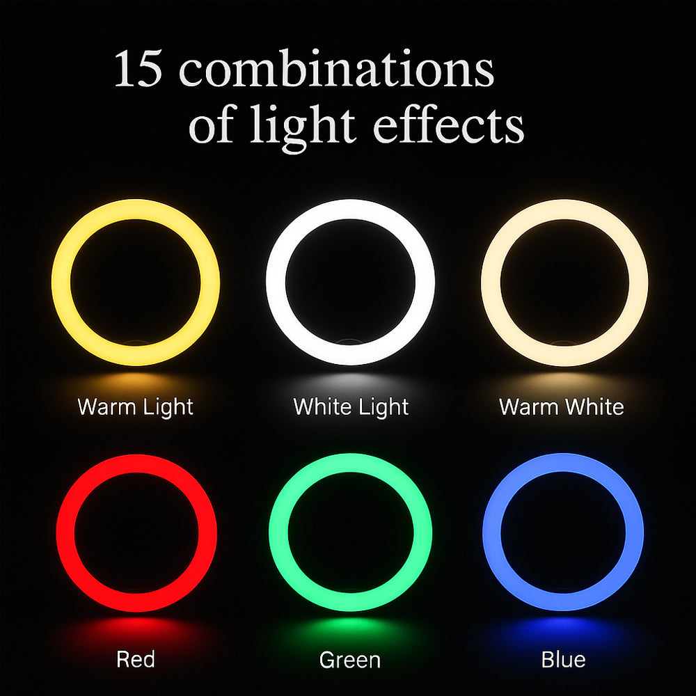 Ring Light RGB – 15 Lyskombinasjoner – MJ30 | Luvikno