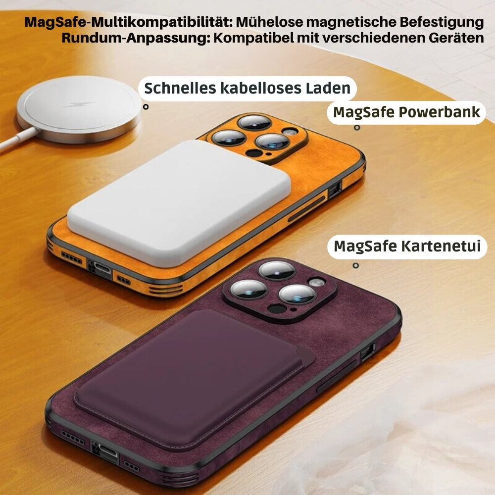 Luvikno | Deer - Luksuriøs Læder iPhone Deksel med Stilig Design og Sjokkbestandig Beskyttelse