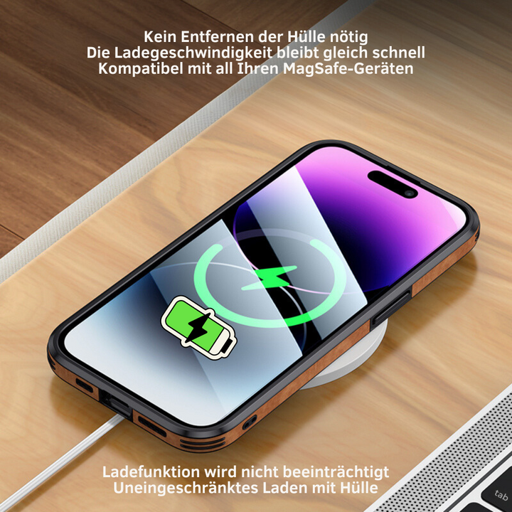 Luvikno | Deer - Luksuriøs Læder iPhone Deksel med Stilig Design og Sjokkbestandig Beskyttelse