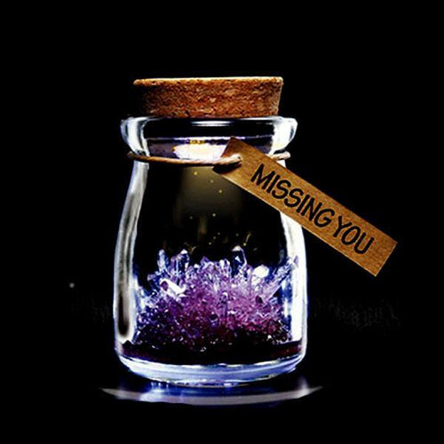 Magic Crystal Growing Jar Kit (Ulike farger og meldinger) | Luvikno
