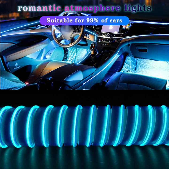 Luvikno | 4-i-1 Linje Bil LED Ambient Lys