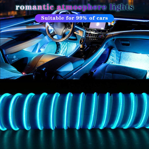 Luvikno | 4-i-1 Linje Bil LED Ambient Lys