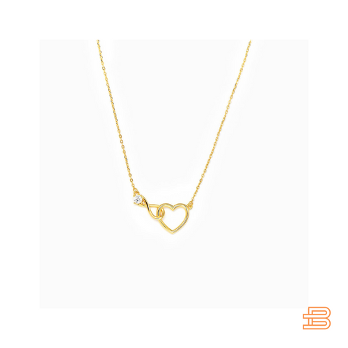 HeartBond Necklace – Tidløst Smykke av Knyttet Kjærlighet Luvikno