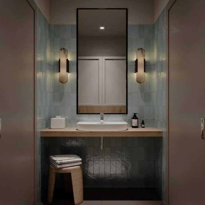 Moderne marmor vegglys - Elegant veggarmatur | Luvikno