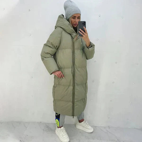 Luvik | naisten pidempi ja lämpimämpi talvitakki