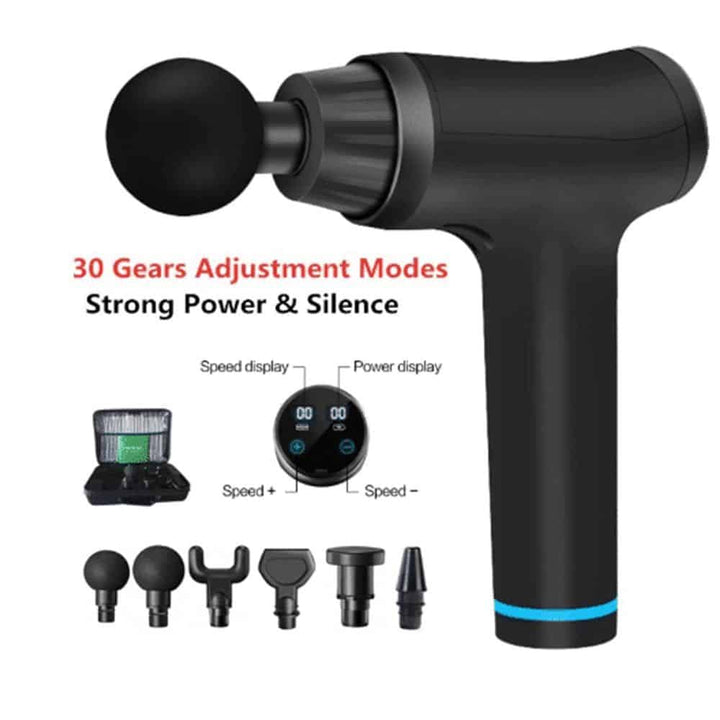 Massage Gun Pro+ mot Muskelverk - med 30 hastighetsnivåer | Luvikno