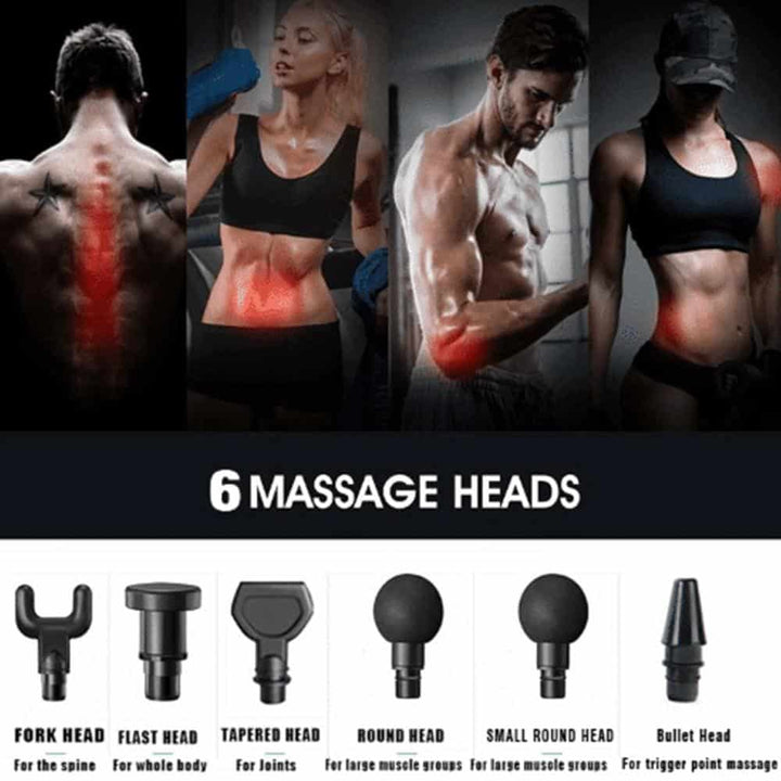 Massage Gun Pro+ mot Muskelverk - med 30 hastighetsnivåer | Luvikno