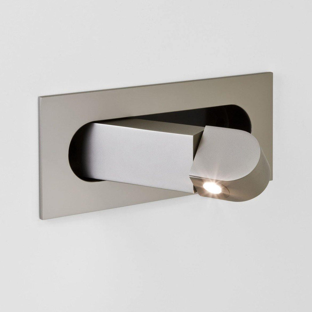 Luvikno | LED Nattbordslampe LUMEVIA | 3 Lysfarger | Aluminiumlegering | Ø19 cm x H8 cm | Med Trykknapp