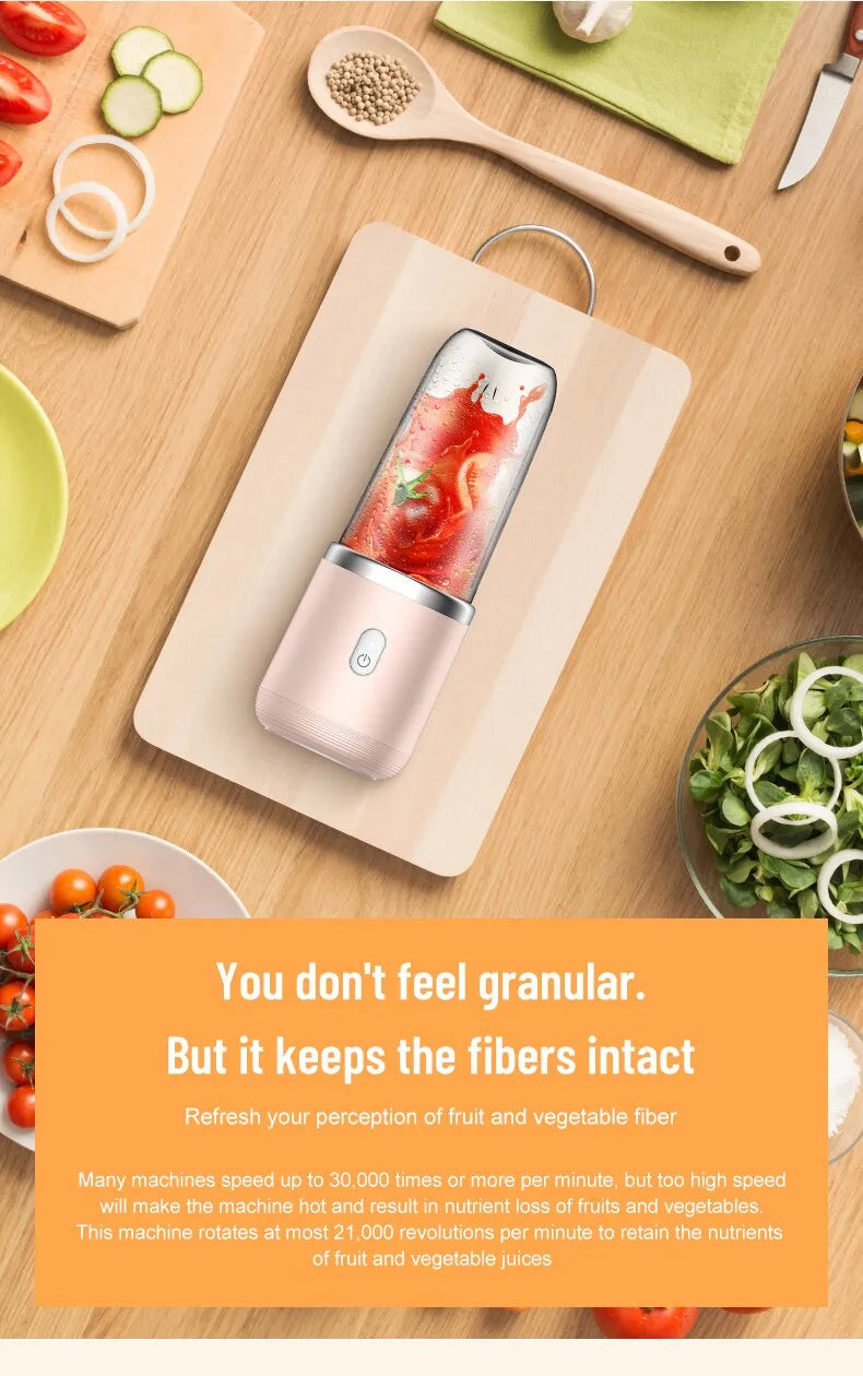 BlendMaster Portable – Elektrisk Juicepresse for Hjemmebruk Luvikno