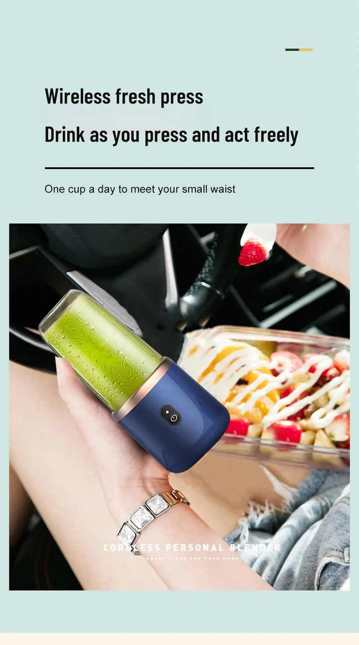 BlendMaster Portable – Elektrisk Juicepresse for Hjemmebruk Luvikno
