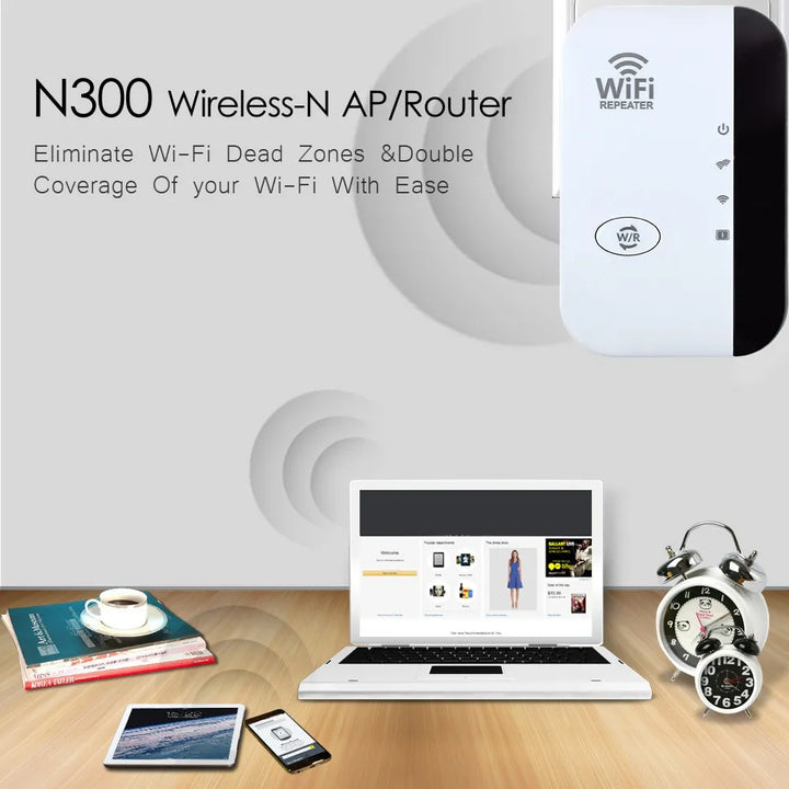 WiFiMax Booster - Kraftig Ekstern WiFi Forsterker Luvikno
