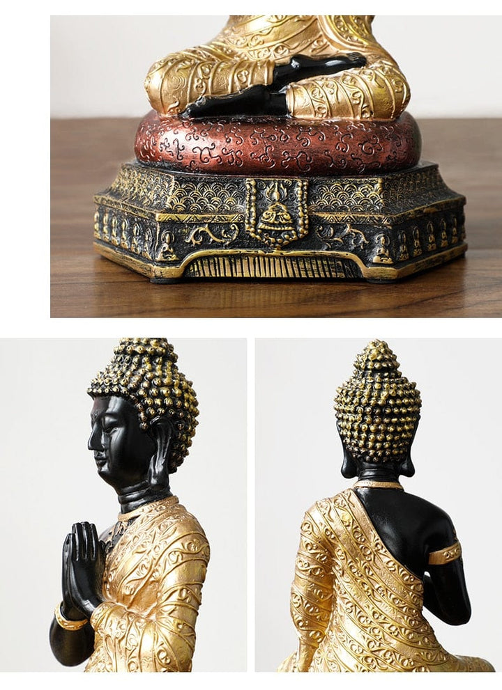 Mediterende Buddha Statue Luvikno