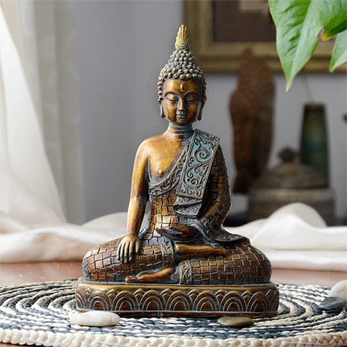 Mediterende Buddha Statue Luvikno