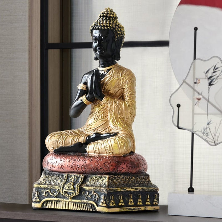 Mediterende Buddha Statue Luvikno