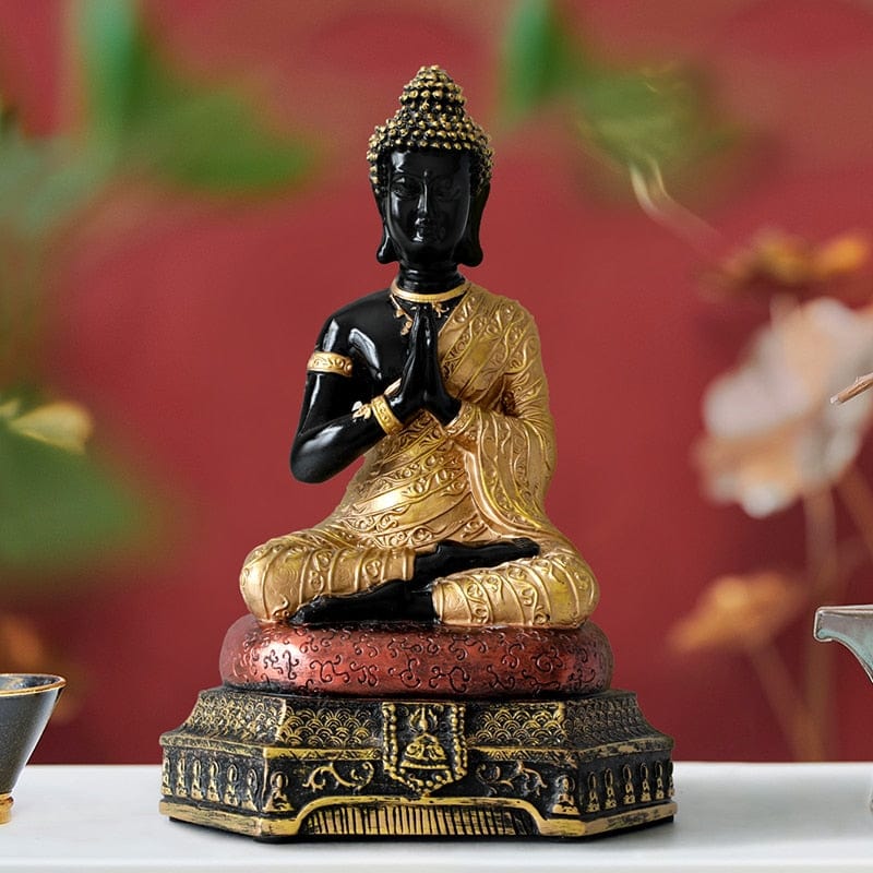 Mediterende Buddha Statue Luvikno