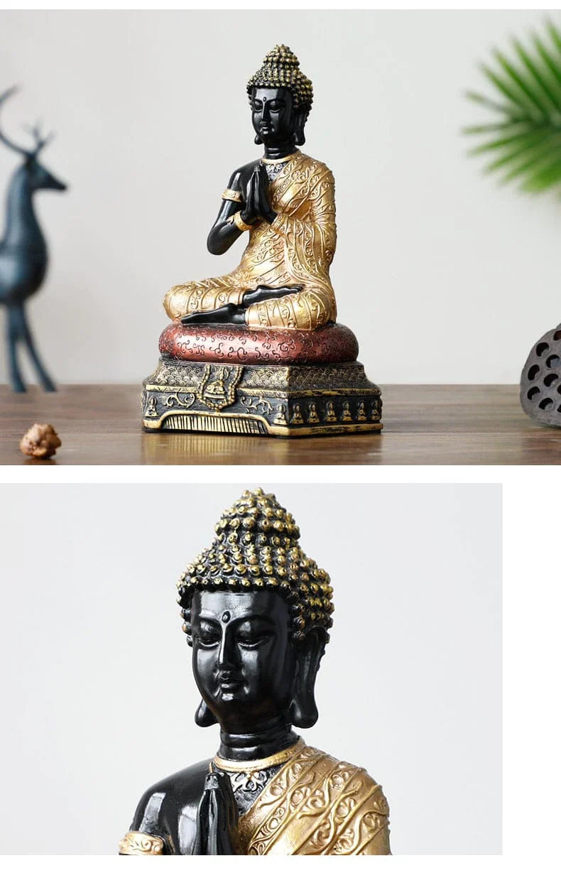 Mediterende Buddha Statue Luvikno